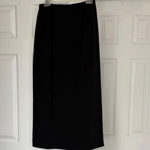 Harve Benard Classic Black Long Skirt